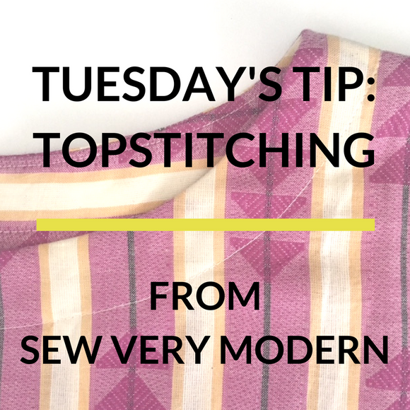 Tuesday's Tip - Topstitching