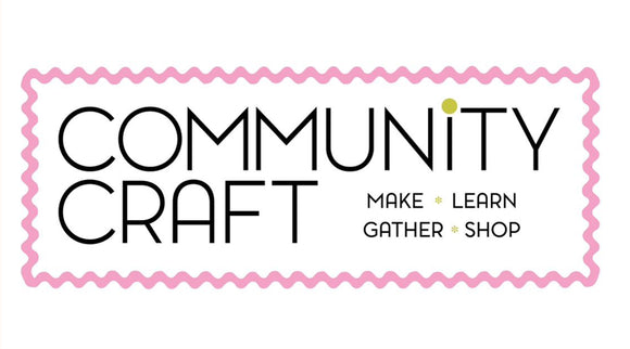 Our Sewing Classes are now listed on the Community Craft website!