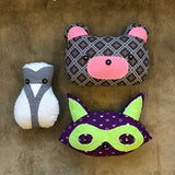 My Stuffies by Mary Make & Do PDF Sewing Pattern - Owl & Drum